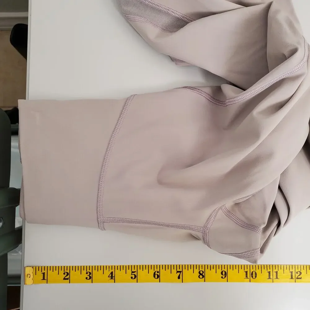 Lululemon Leggings Womens 2 Train Times 7/8 Dark Chrome Yoga Run Workout 25" - Picture 6 of 8